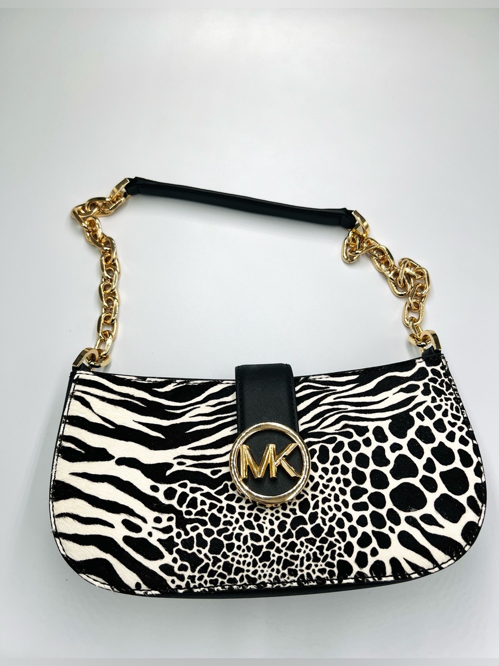 Michael Kors Carmen Small Calf Hair Shoulder Bag EUC - Picture 2 of 10